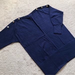 Gap Combed Cotton 3/4 Sleeve Sweater